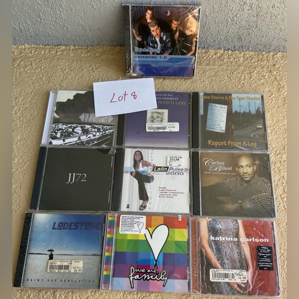 10 CD’s Mixed Genres Lot - New Sealed Old Stock - Lot 8